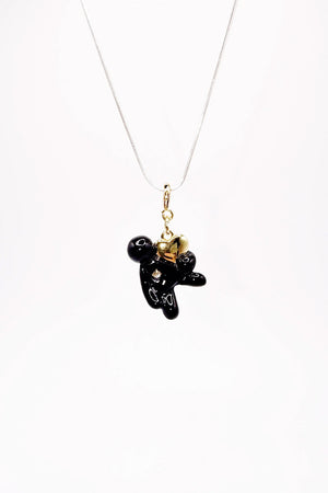 Heart Hugger Shadow Dancer Charm Black