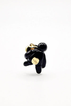 Heart Hugger Shadow Dancer Charm Black