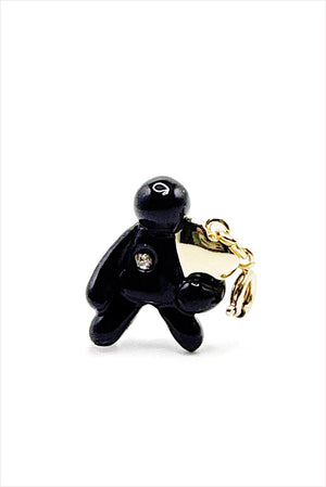 Heart Hugger Shadow Dancer Charm Black