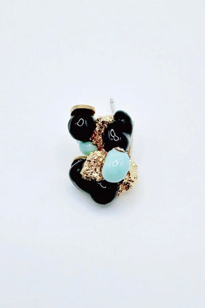 Dear No. 11 Earrings Black and Sky