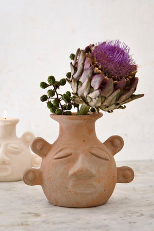 Incas XXL 7" Terracotta Vase