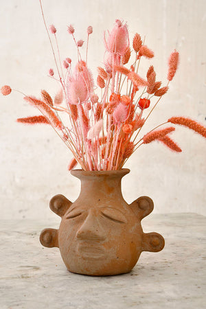 Incas XXL 7" Terracotta Vase