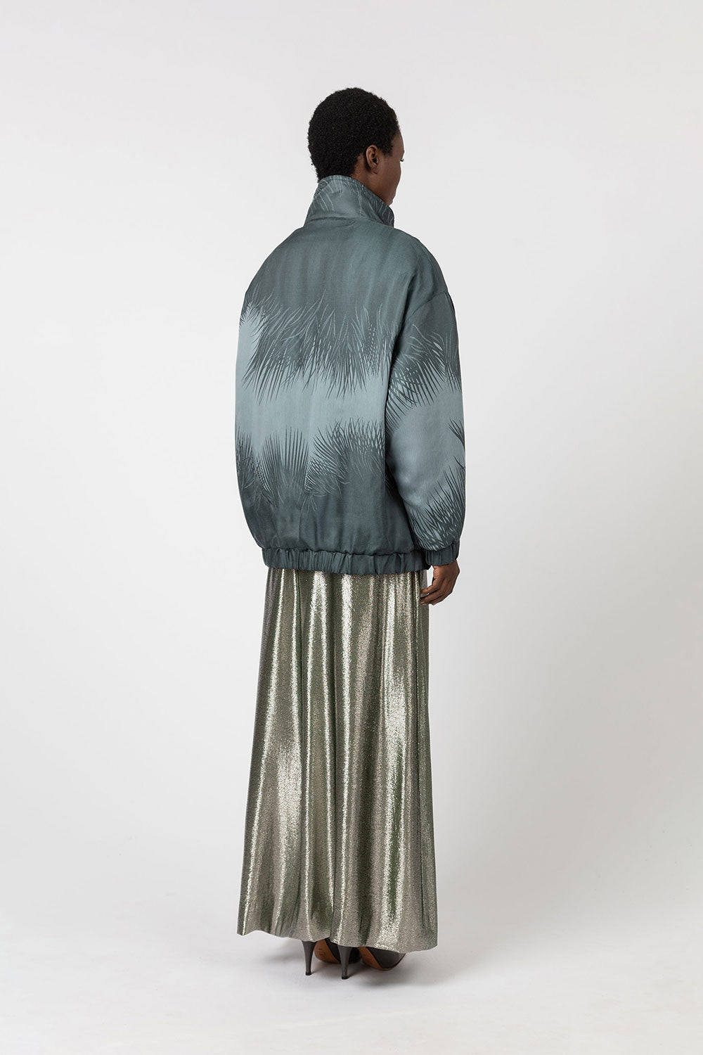 Indress Elbe Reversible Padded Jacket Ink Slate