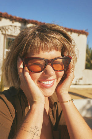 Kimma Sunglasses Cranberry Spritz