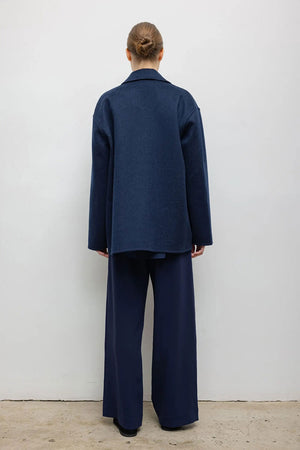 Leset Terese Button Down Jacket Midnight Melange