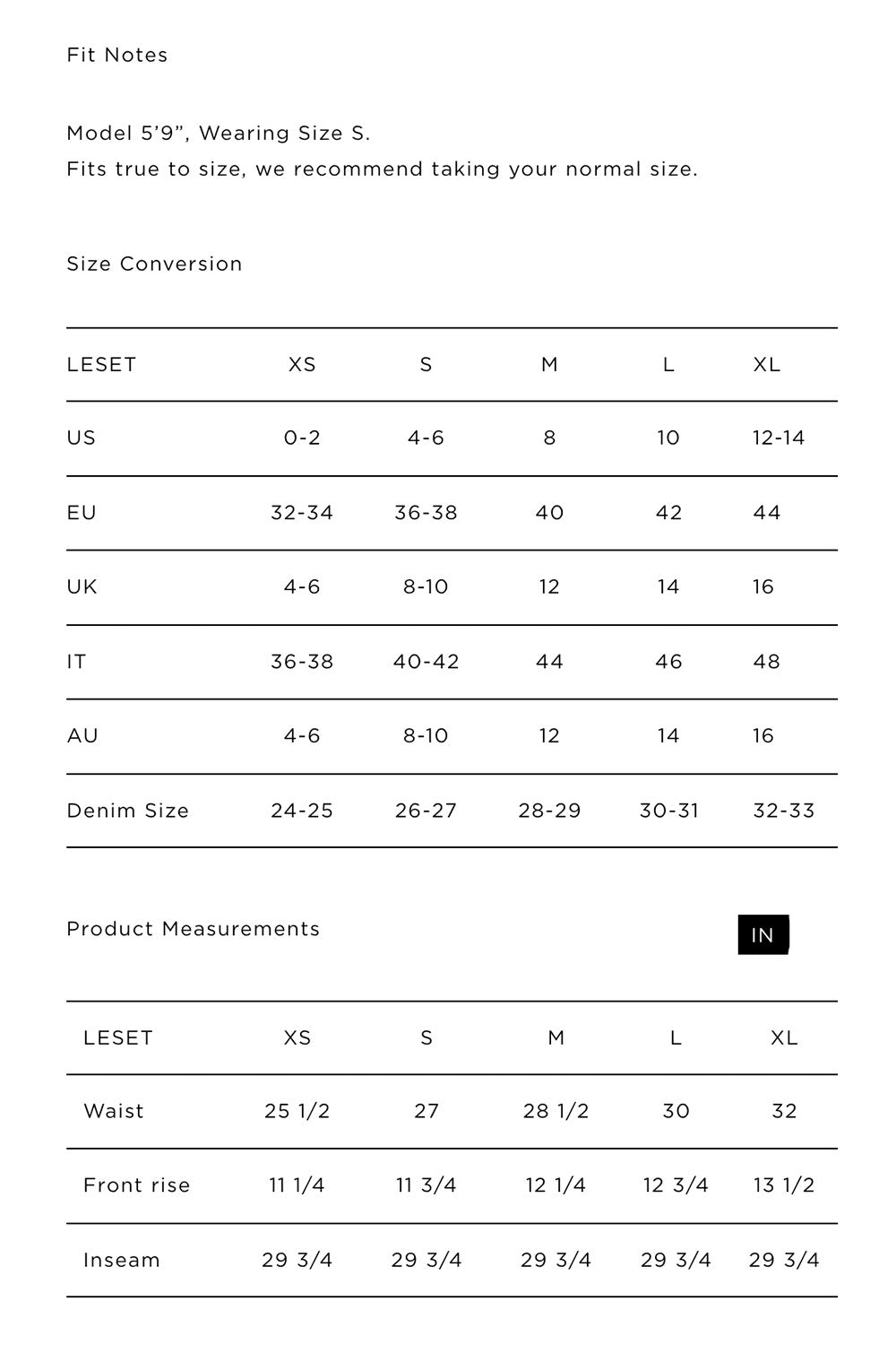 Leset Yoko Pocket Pant Black