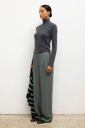 Leset Lauren Long Sleeve Turtleneck Charcoal