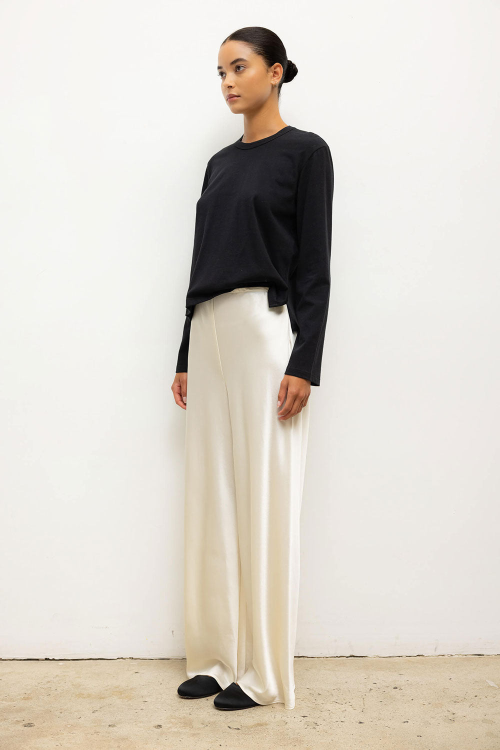 Leset Margo Long Sleeve Tee Black