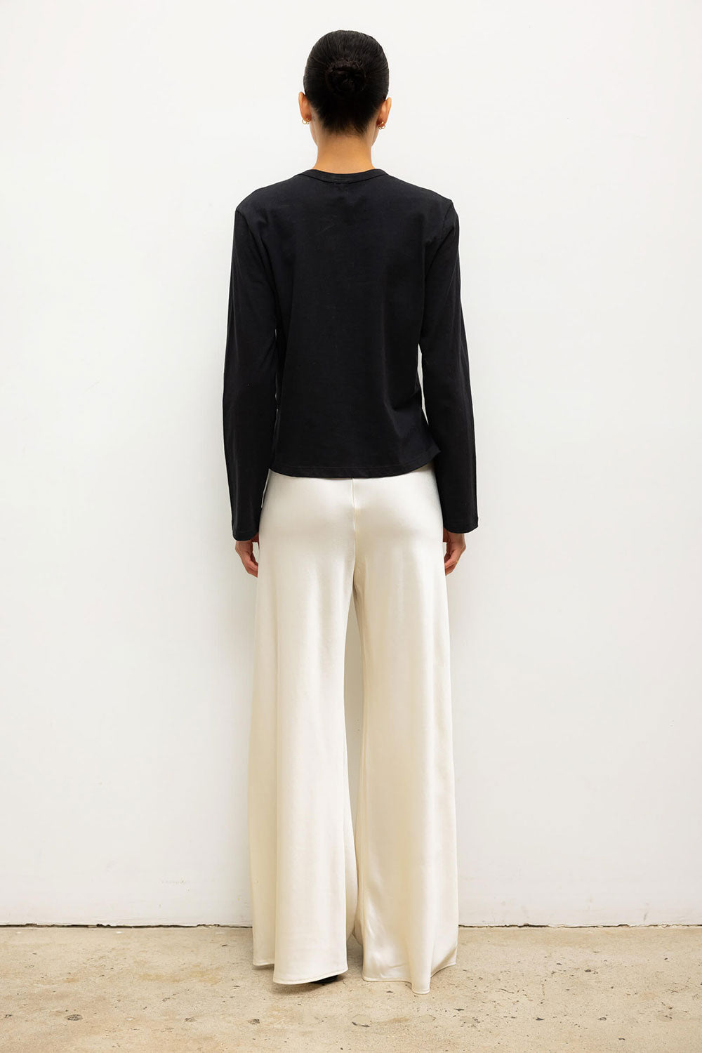 Leset Margo Long Sleeve Tee Black