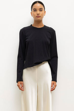 Leset Margo Long Sleeve Tee Black