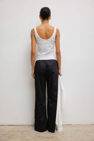 Leset Laura Scoop Neck Tank White