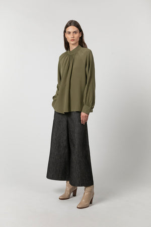 Indress Adam Blouse Khaki