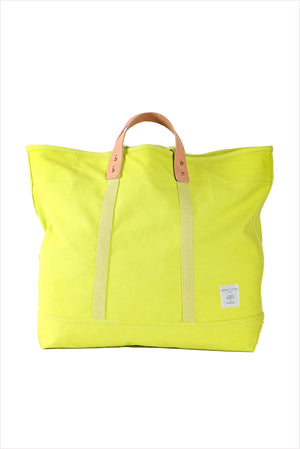 Immodest Cotton Large East West Tote Lime