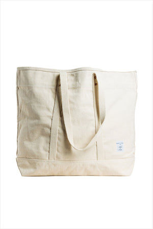 Immodest Cotton Large East West Tote Natural