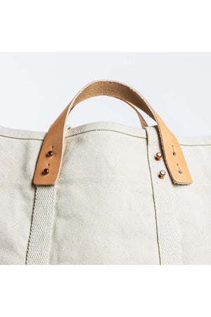 Immodest Cotton Large East West Tote Natural