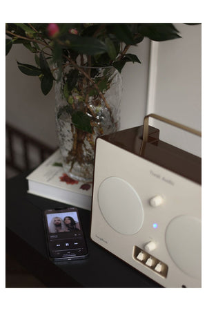 Songbook Portable Bluetooth Boombox Cream Brown