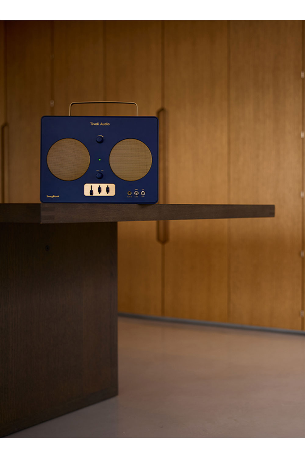 Songbook Portable Bluetooth Boombox Blue Gold - flora and henri