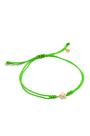 Clover Cord Bracelet