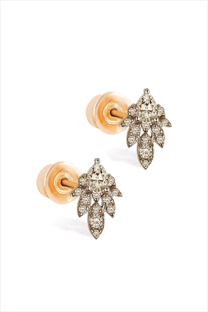 Cleo Marquise White Diamond Earrings