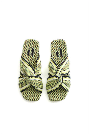 Mika Sandal Khaki-Lemon