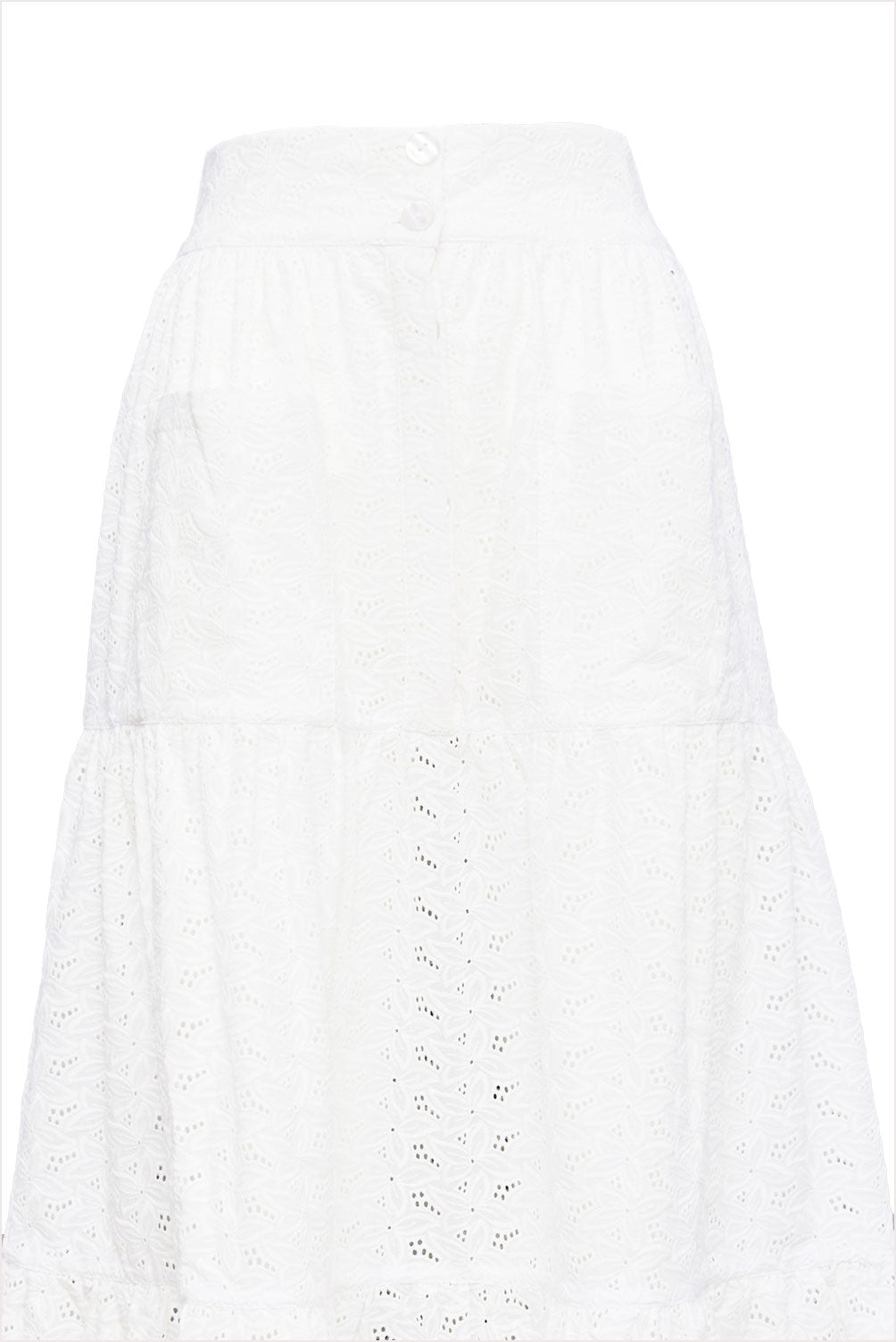 Loretta Caponi Nuvola Skirt White