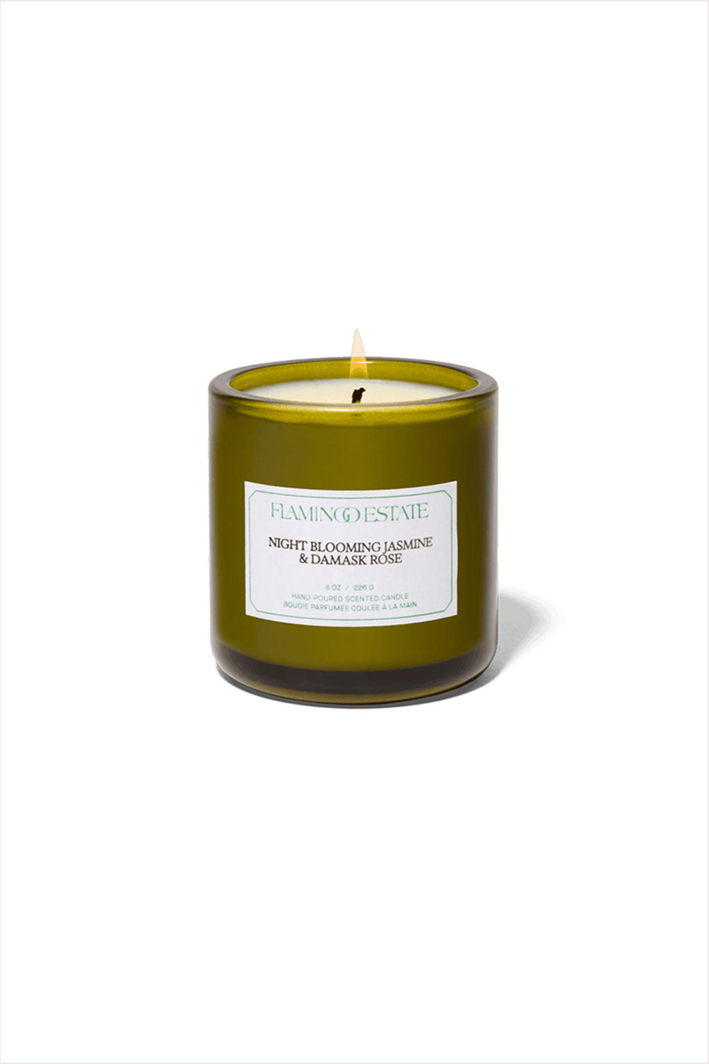 Night Blooming Jasmine &amp; Damask Rose 8oz Candle