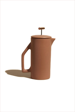 Ceramic French Press Matte Sand