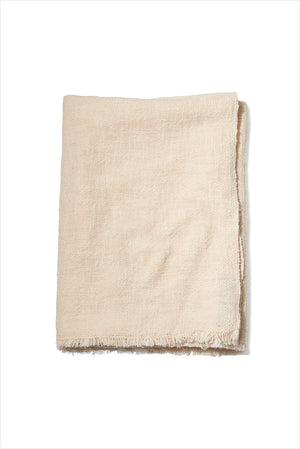 Janessa Leone Handwoven Blanket Natural