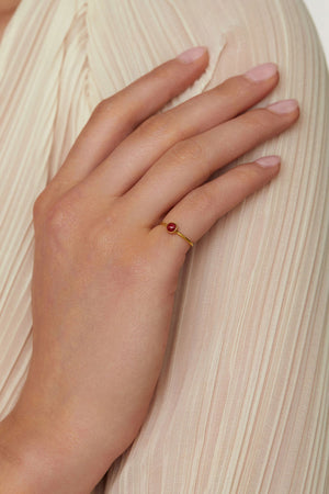 Aawine Ring - Red Spinel