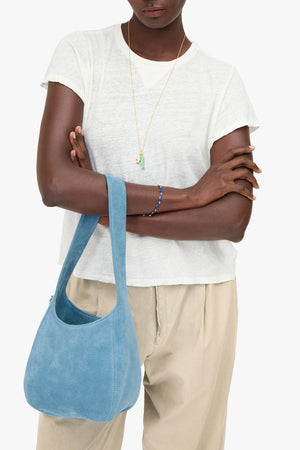 Clare V Petit Bando Bag Desert Blue