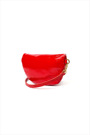 Clare V. Petite Fanny Bag Super Red Patent