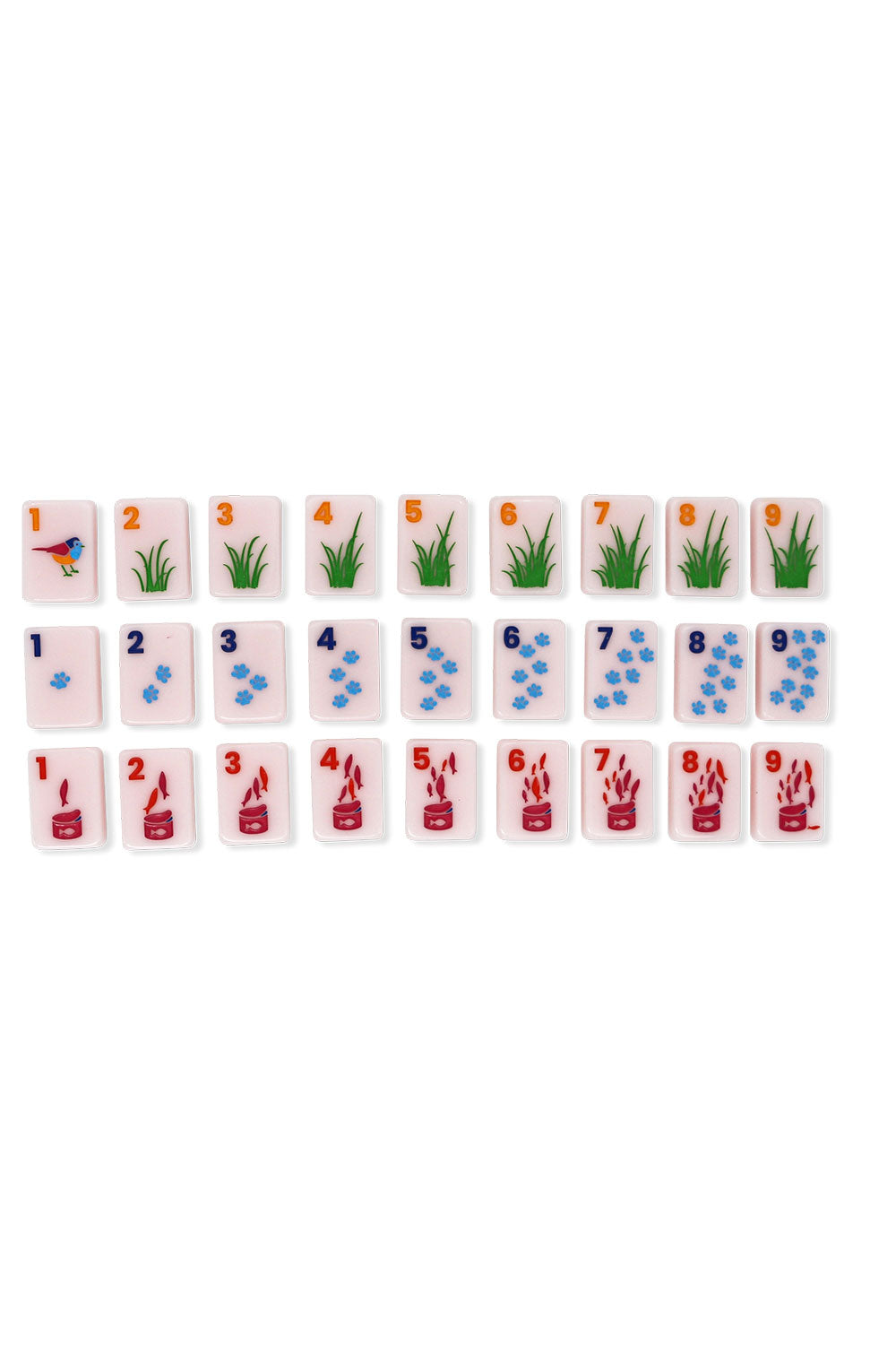 Cat Lady Rose Mahjong Tile Set