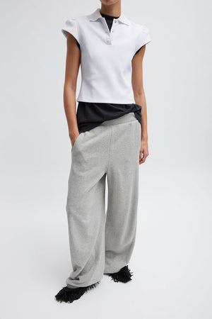 Tibi Resort Winslow Pant Heather Grey