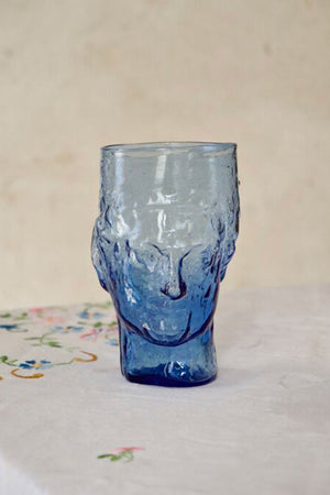 Roma Light Blue 4.25" Glass Vase