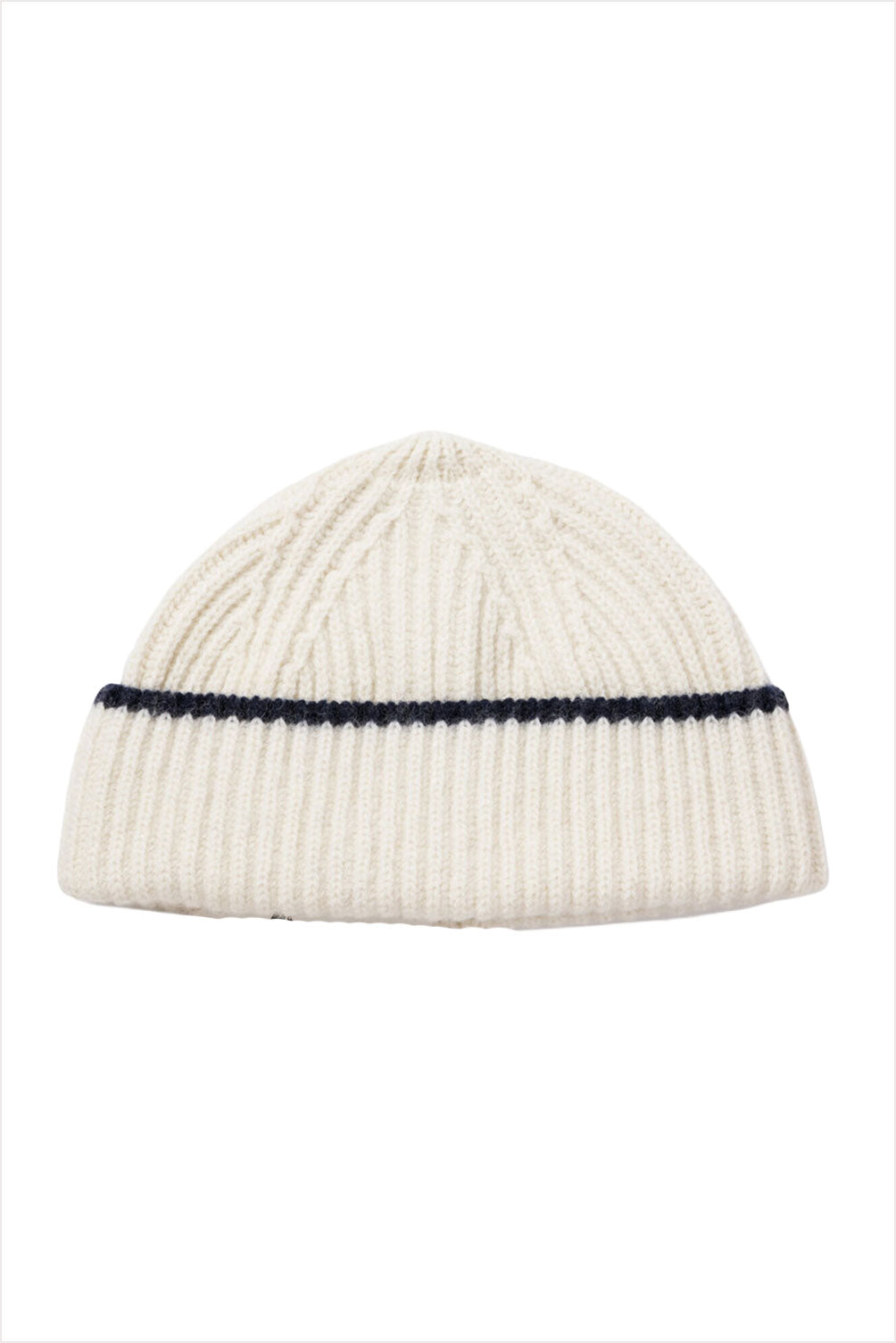 Recycled Wool Beanie Ecru