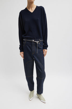 Tibi Earl Jean Dark Indigo Denim