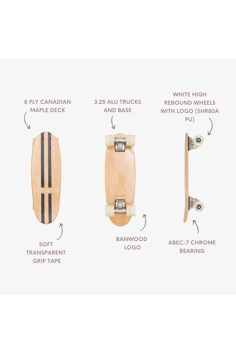 Banwood Skateboard Navy Blue