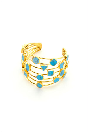 Zuhra Cuff - Turquoise