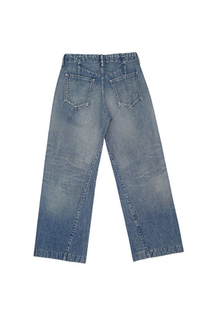 Tanaka Boy Jean Trouser Vintage Mid Blue