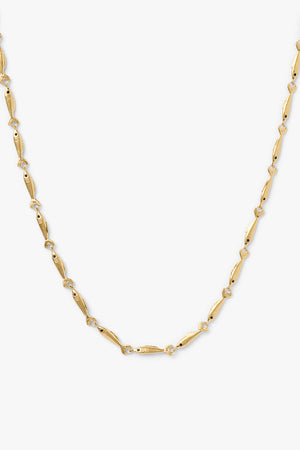 Clare V Sardine Chain Necklace Vintage Gold