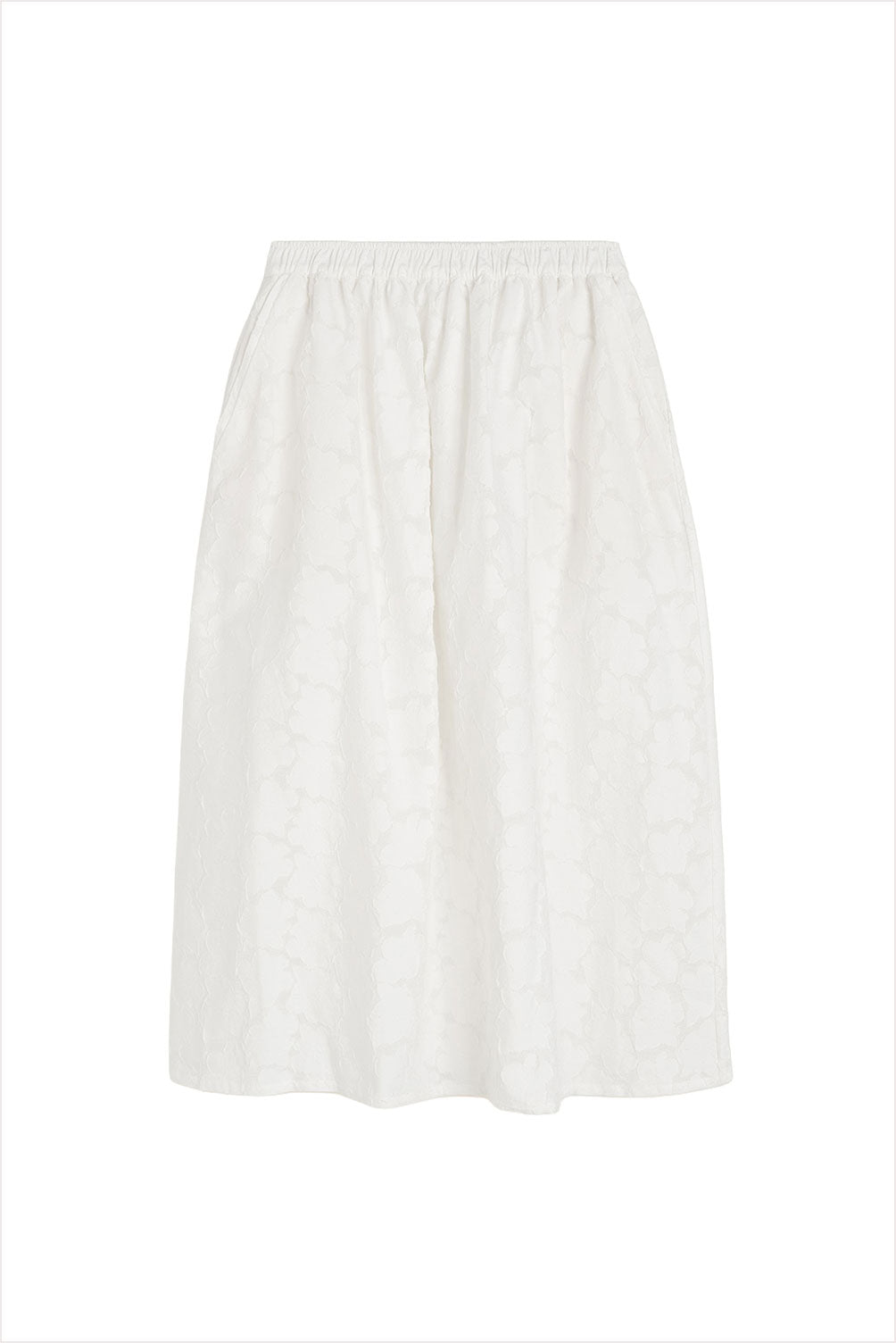 AIAYU Skirt Laceflower White
