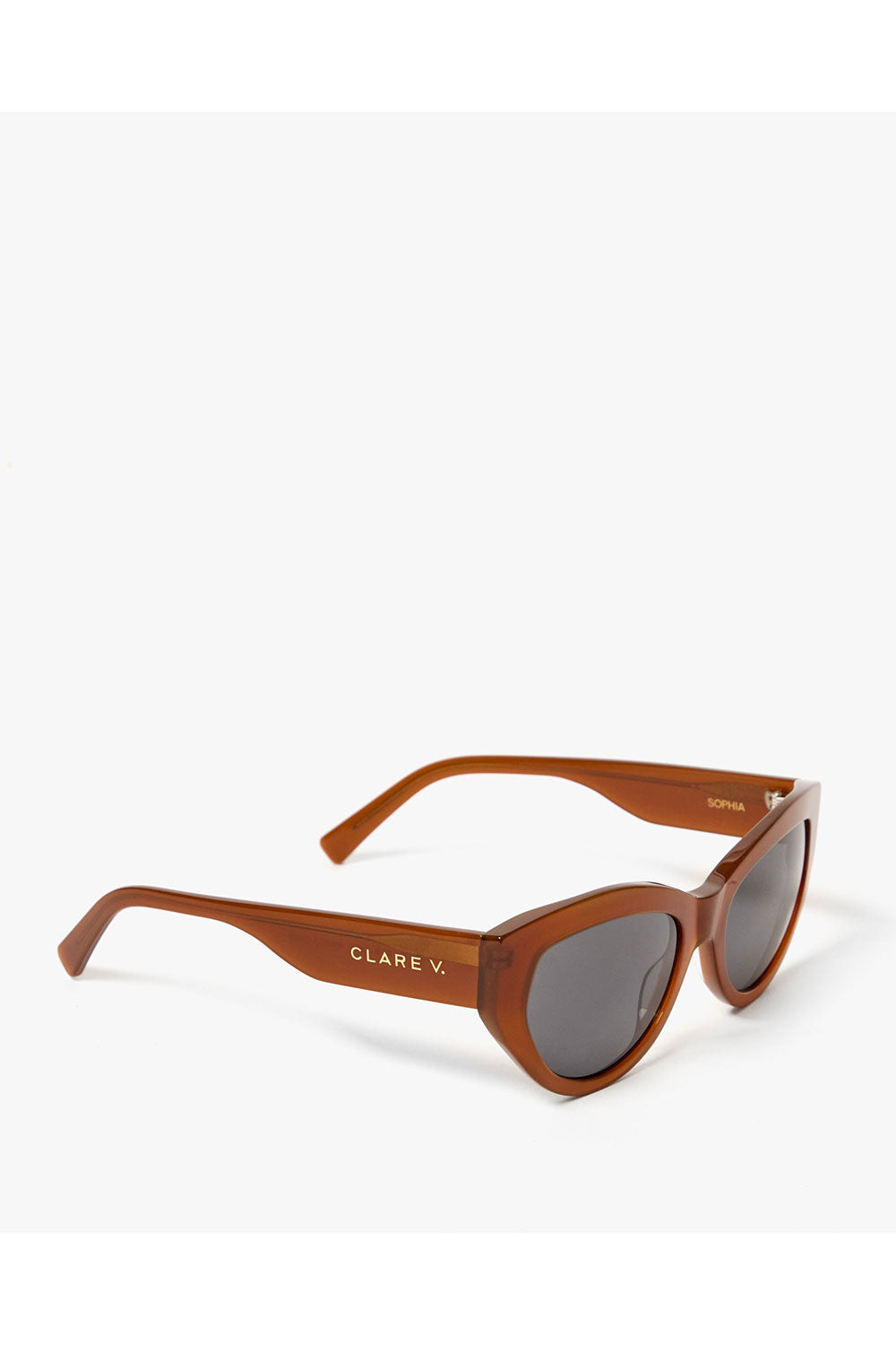 Clare V. Sophia Sunglasses Chocolate