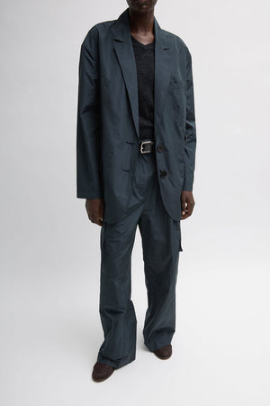 Tibi Liam Blazer Navy Multi