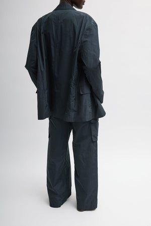 Tibi Liam Blazer Navy Multi
