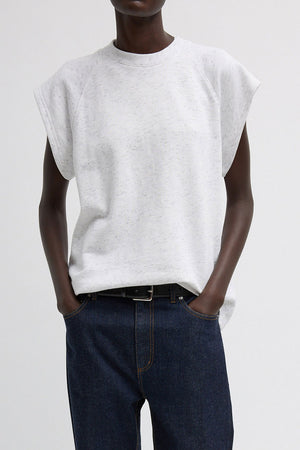 Tibi Sleeveless Easy Top White Multi