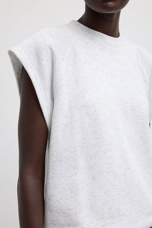 Tibi Sleeveless Easy Top White Multi