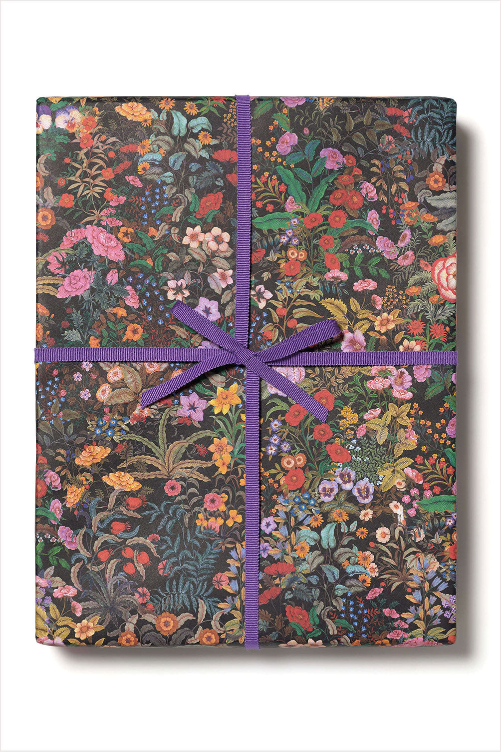 Meadow Black Wrapping Paper