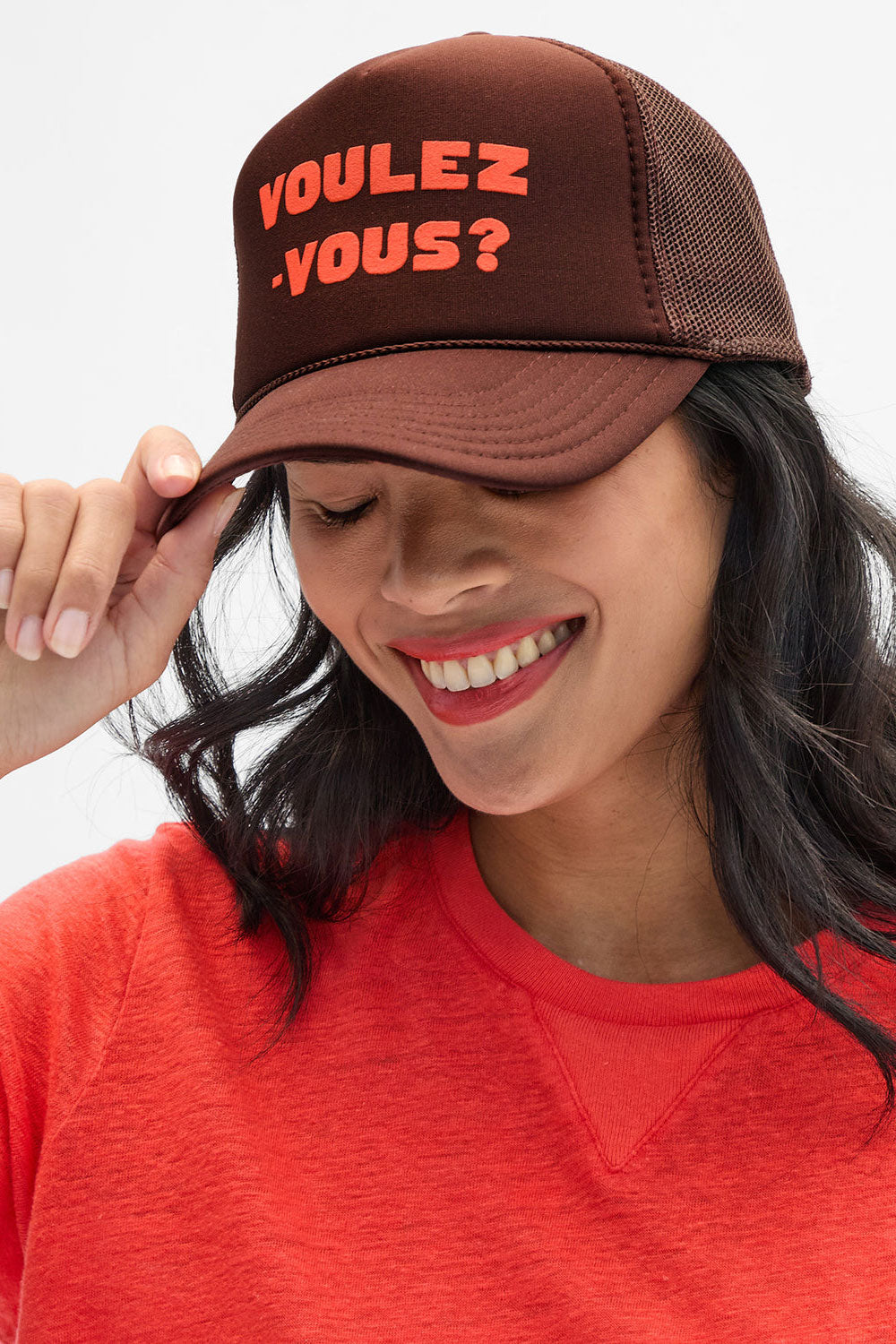 Clare V Voulez-Vous Trucker Hat