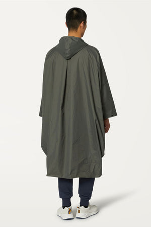 K-Way Le Vrai Unisex Poncho Green Blackish