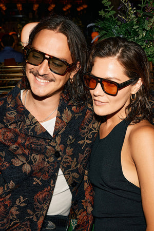 Rifka Sunglasses Recycled Black Spritz